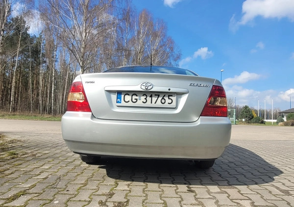 Toyota Corolla cena 5900 przebieg: 318650, rok produkcji 2002 z Grudziądz małe 67